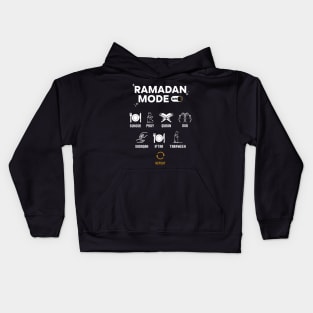 Ramadan Fasting Mode On Ramadan Kareem 2024 Kids Hoodie